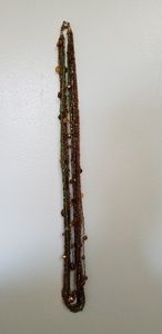 Multi layered & multi colored necklace